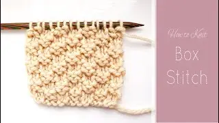 How to Knit Box Stitch | Simple Knit & Purl Pattern for Beginners | Knitting Tutorial