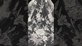 Bridal Lace Fabric - Luxury Wedding Lace Fabric for Wedding Dresses | TDD350A
