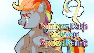 MLP REDESIGN #6 Rainbow Dash