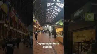 copenhagen City, Denmark 🇩🇰 Train Station