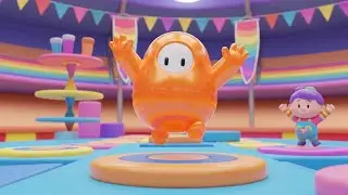Fall Guys Jelly Jumper Rolled Into the Slime | Kids Songs & Nursery Rhymes