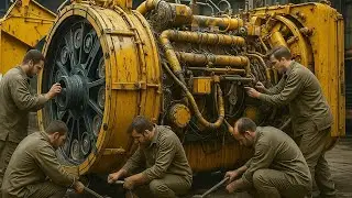 Incredible Transformation! Caterpillar Dozer Engine Complete Rebuild 