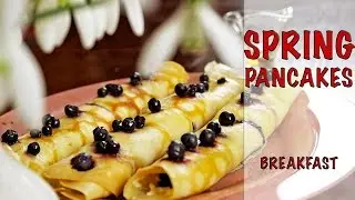Spring pancake rolls/ Breakfast/ Simple cooking with Julia Ride