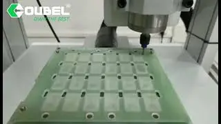 OUBEL Automatic  three-axis PCB stamping hole PCB depaneling machine V cutting machine