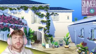 This GREEK VILLA came OUT GREAT!!!!!!! Part 2 // KIT GIVEAWAY - The Sims 4 Speed Build