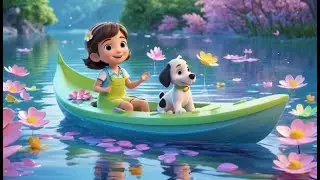 El tímido barco del río va a la deriva 🚤 | Canciones Infantiles y Rimas para Niños