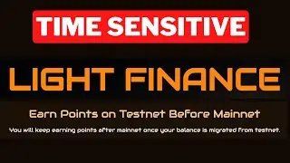 Time Sensitive Alpha - Light Finance | No Investment Confirmed Airdrop | Omnichain lending protocol