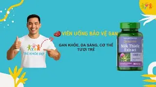 🌿 Vi&ecirc;n Uống Bảo Vệ Gan Milk Thistle Puritan's Pride 1000mg - 180 Vi&ecirc;n|Trẻ Khỏe Đẹp