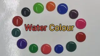 Water Colours 🎨🖌️| Satisfying | #coin #craft #art #rainbow #viral #trending 