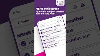 #CapriLoans #MSMELoans #BusinessBoost #FarzNibhaateyHain #MSMEBenefits