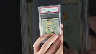 1933 Goudey Lou Gehrig DNA AUTO #92 PSA Auth