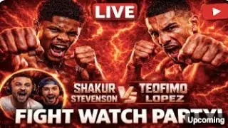 Shakur Stevenson vs Teofimo Lopez&hellip; LIVE Fight Watch Party! 📱