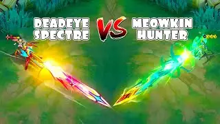 Lesley Meowkin Hunter VS Deadeye Spectre | Mystic Meow VS The Aspirants Skin Comparison