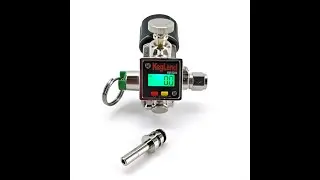 Kegland Mini Core 360 Regulator and Digital Illuminated Pressure Gauge #kegland #homebrew #kegging