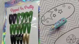 Quarantine Fun: How I package press on nails + Nail coloring book