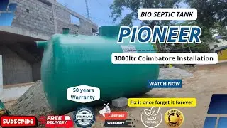 3000ltr Pioneer FRP Bio Septic Tank #coimbatore installation/readymade #septictanks #kovai360 #kovai