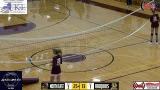 PIAA D-10 GIRLS VOLLEYBALL NORTH EAST GRAPE PICKERS VS IROQUOIS BRAVES