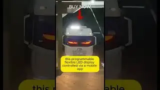 🚗Car flexible LED Sign Bluetooth APP💡