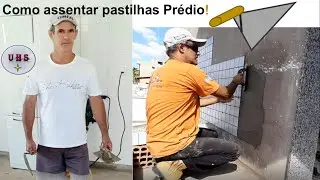 Como assentar pastilhas na parede aprenda  como colocar pastilha em fachada de prédio pastilha 10x10