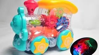 Unboxing Gear Train Toy | Satisfying Unboxing Light And Gear Train