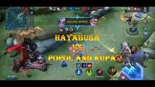 NightsClaw Hayabusa VS Popol And Kupa | Hayabusa Gameplay | Mobile Legends