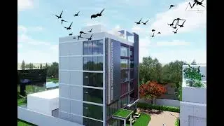 Stunning animation of a Commercial Building Exterior | by Sara Interior | Full 3D Walkthrough