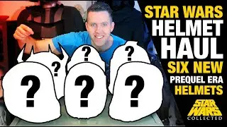 Star Wars Helmet Haul! 6 New Prequel Era Helmets