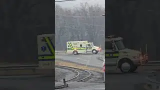 Ambulance 🚑 responding in Juniata Terrace, PA #s24ultra #Ambulance #siren