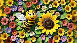 Five Little Bees Buzz and Add | Addition Song for Kids | Nursery Rhymes and Educational Songs