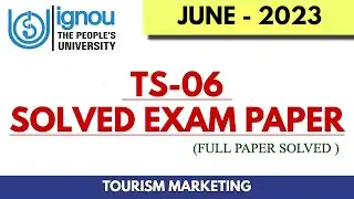TS-06 Previous Year (JUNE 2023) Solved Exam Paper II Fully Solved