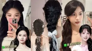 Super Easy & Cute Hairstyles Tutorials Korean Style for Girls 🐰