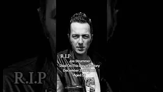 Joe Strummer Died On This Day In History R.I.P #shorts #news #music