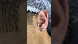 C&oacute;mo se coloca el piercing tragus #traguspiercing #tutorial #piercingvideo