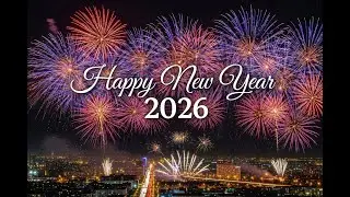 Festive fireworks New Year 2026 celebration