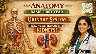 Anatomy &ndash; Urinary System (Kidney) | BAMS First Year | NCISM Syllabus | Dr Anjali | AyurPrep
