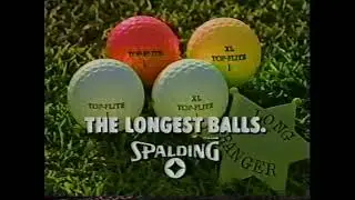 1984 Spaulding Top Flite Golf ball Commercial