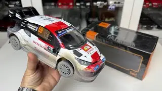 1:18 Toyota GR Yaris Rally1 Hybrid  #69 (dirty) - Safari Rally 2023 - IXO Modelcars (unboxing)