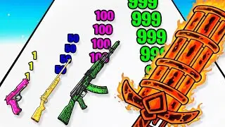 MAX LEVEL NUMBER Gun Run 2048!