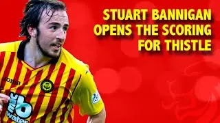 Stuart Bannigan opens the scoring for Thistle