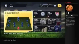 FIFA 15 Career Mode Team Sheets