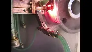 Automatic Induction Hardening & Continuous scanning quenching of wheels and walking wheels