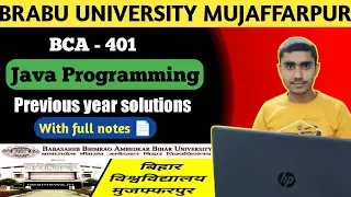 What is Java? | Bca 4th semester | Previous year paper solution | BRABU UNIVERSITY #bca #java #brabu
