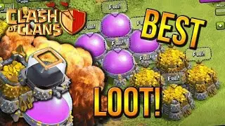 HIGHEST LOOT POSSIBLE IN Clash Of Clans | Full MAX LOOT!!!