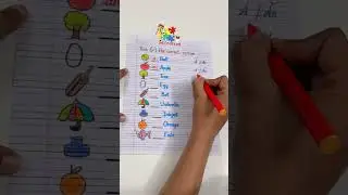 Creative way to qive worksheet for a and an #music  #tamil #activity #drawing #childdevelopment