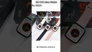 S8 PRO Max Series 8 Smart Watch With Always on Display #smartwatch
