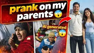 Prank on my parents with ai generated photo 😅