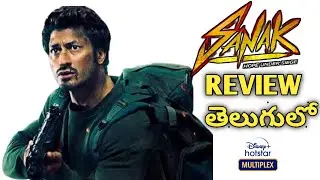 Sanak Movie Review Telugu ||Sanak Review Telugu || Sanak Telugu Movie Review ||Vidyuth Jamwal Sanak