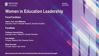 2019 International Women's Day - Women in Education Leadership Panel