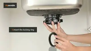 MIUI Continuous Feed Garbage Disposal with Sound Reduction,1/2 H