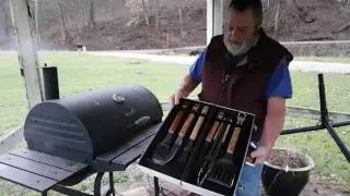 Beautiful Patriot's BBQ Tool Set by Wilson & Miller